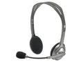 LOGITECH H110 sive slušalke z mikrofonom