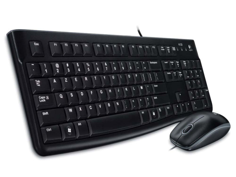 LOGITECH MK120 USB črna slovenska tipkovnica + miška