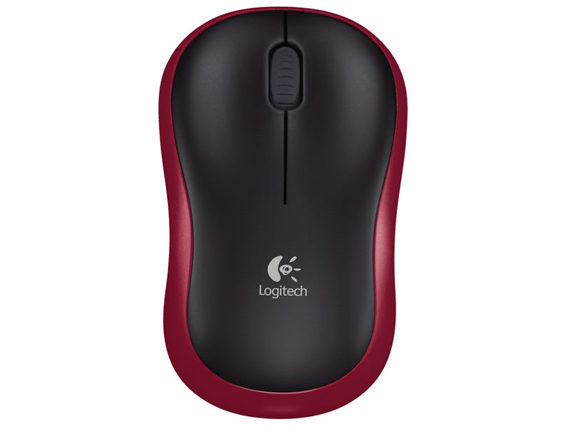 LOGITECH M185 Wireless Optical Red Mouse