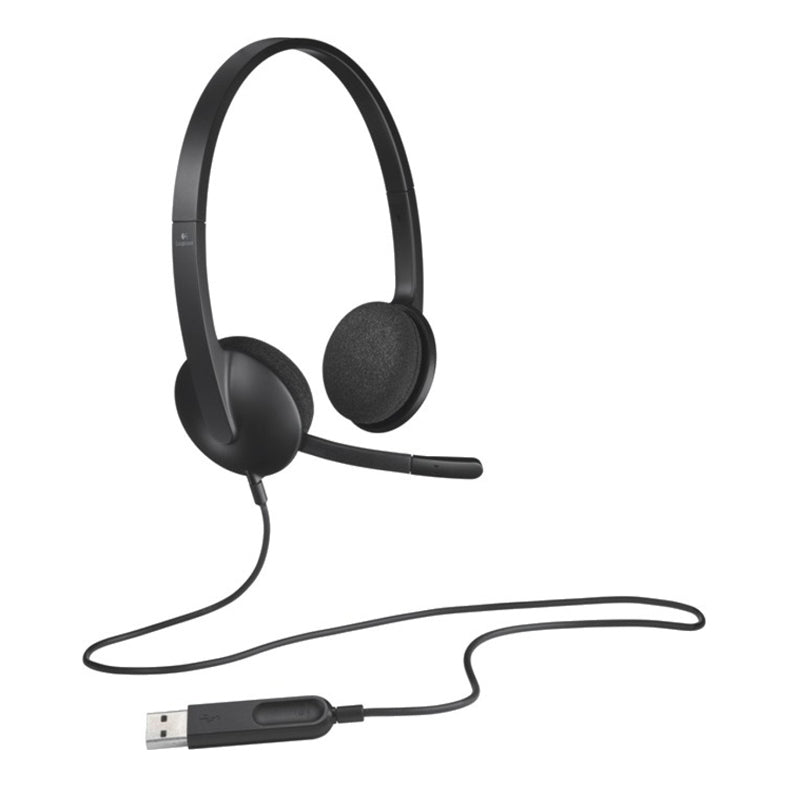 LOGITECH H340 USB z mikrofonom slušalke