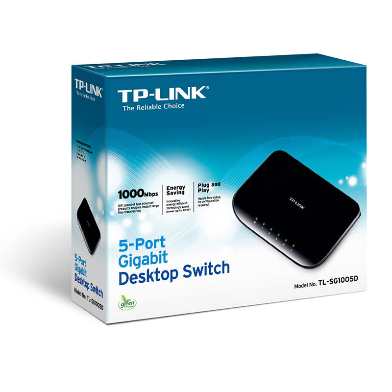 TP-LINK TL-SG1005D 5-vratno gigabitno omrežno stikalo RJ45
