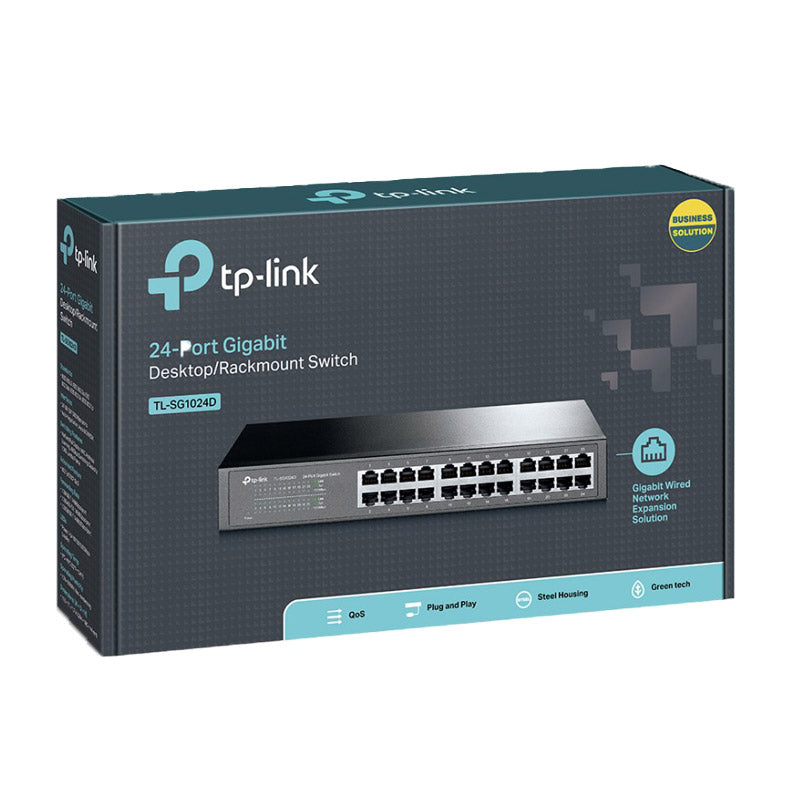 TP-LINK TL-SG1024D 24-portno namizno/strežniško mrežno stikalo Gigabit RJ45