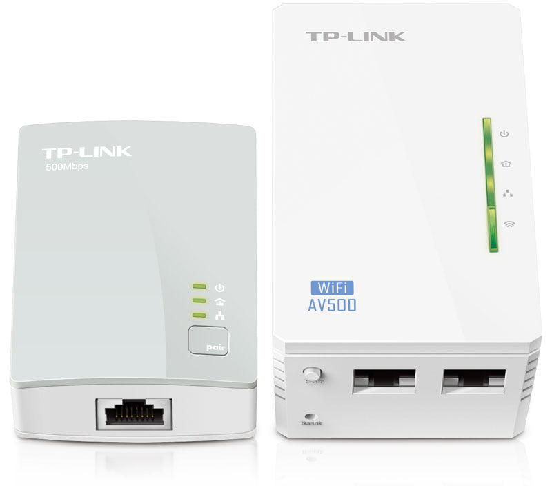 TP-LINK TL-WPA4220KIT AV600 300Mbps brezžični powerline starter kit adapter
