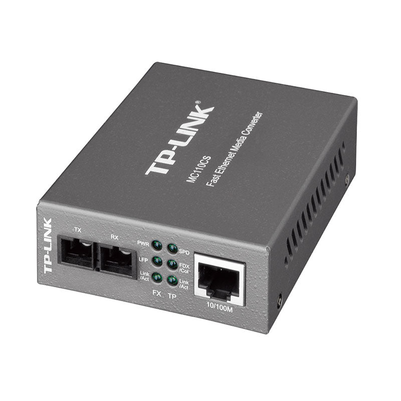 TP-LINK MC110CS 1x Gigabit RJ45 2x Gigabit SC/UPC enonivojski medijski pretvornik