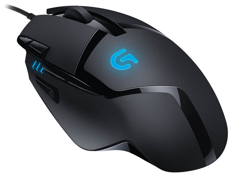 Logitech G402 Hyperion Fury USB Delta Zero gaming miška, črna