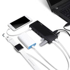TP-LINK UH720 7-vratni USB 3.0 z 2x polnilnim zunanjim z napajanjem USB hub