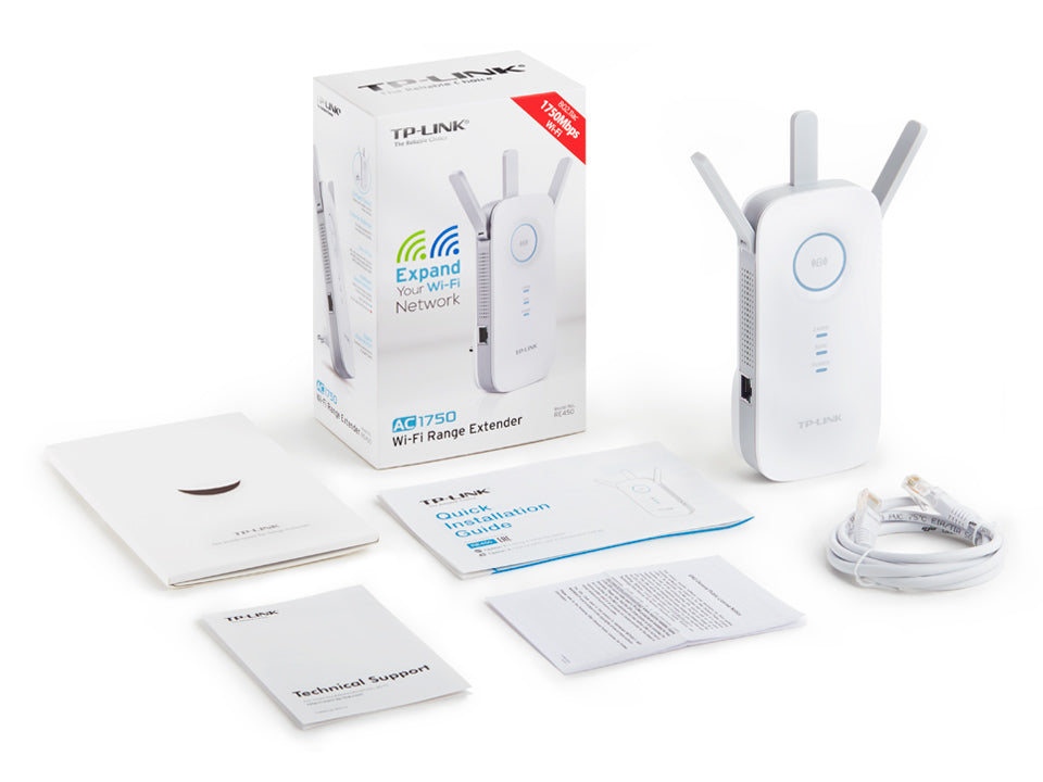 TP-LINK RE450 AC1750 Dual Band WiFi ojačevalec extender