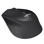 LOGITECH M330 Silent PLUS Wireless Optical Mouse, Black