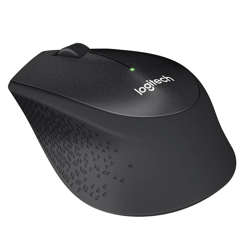 LOGITECH M330 Silent PLUS Wireless Optical Mouse, Black