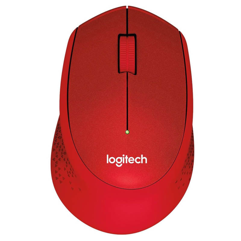 LOGITECH M330 Silent PLUS Wireless Optical Mouse Red