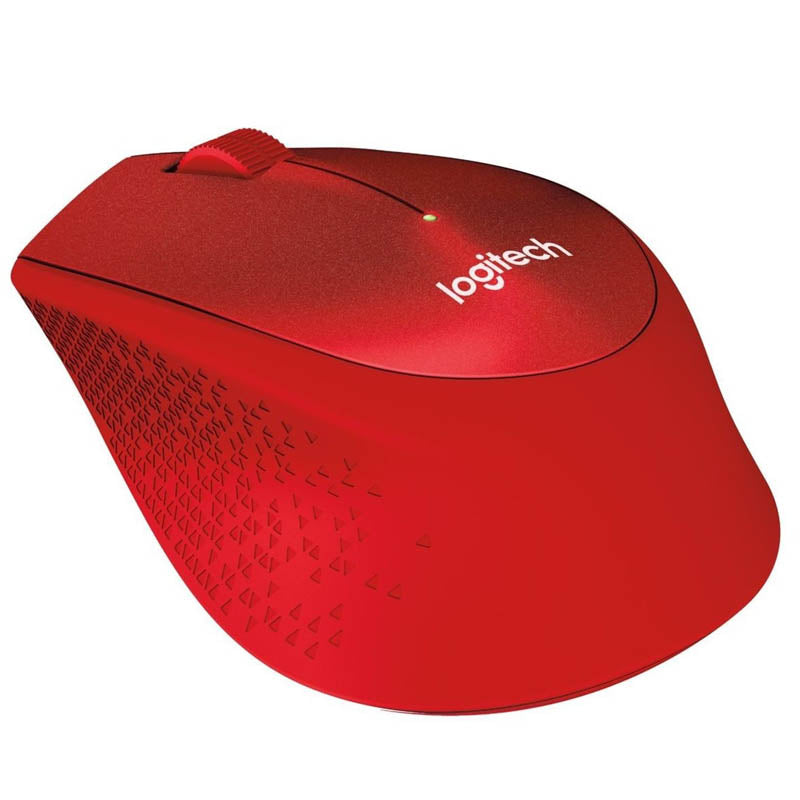 LOGITECH M330 Silent PLUS Wireless Optical Mouse Red