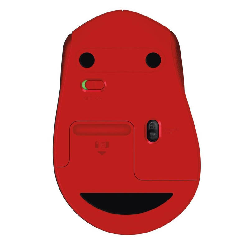LOGITECH M330 Silent PLUS Wireless Optical Mouse Red