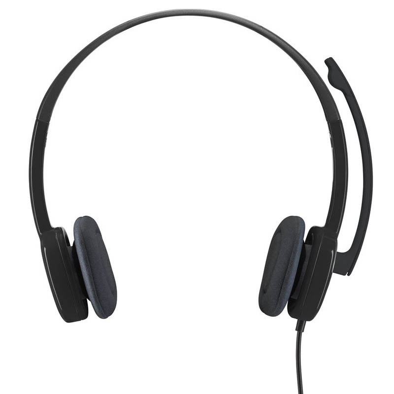 LOGITECH H151 stereo črne z mikrofonom slušalke