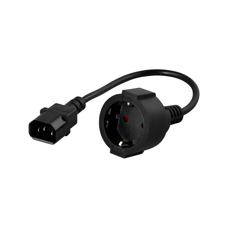 POWERWALKER IEC 10A C14/Schuko (20cm) pretvornik