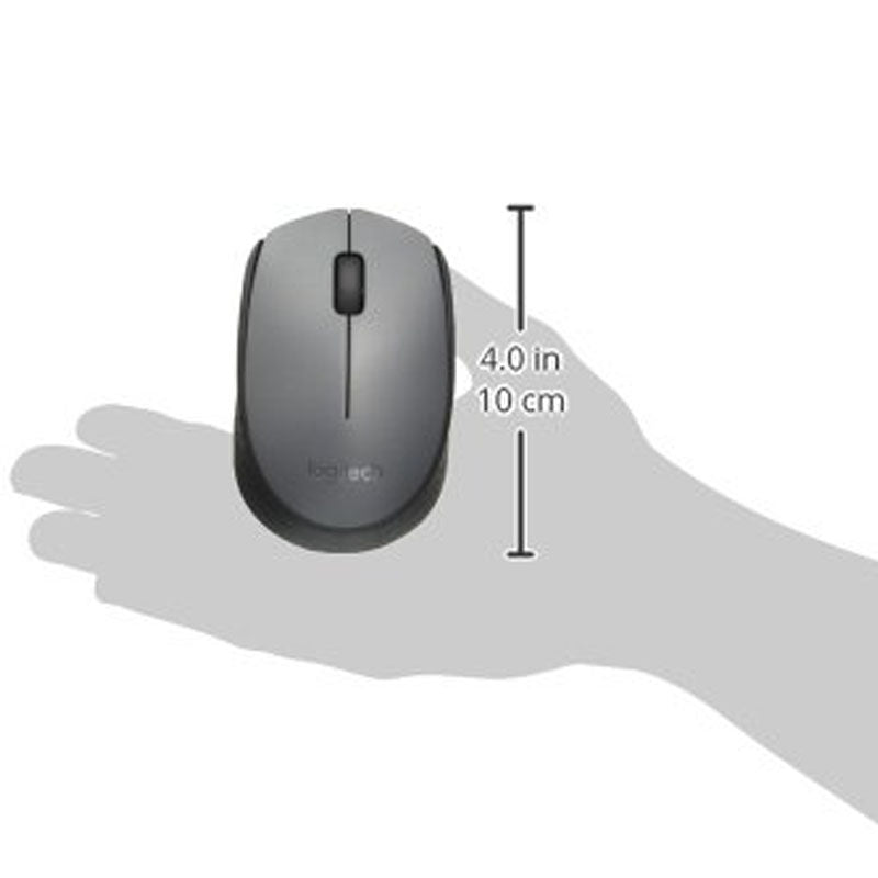 LOGITECH M170 brezžična optična miška siva