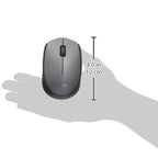 LOGITECH M170 brezžična optična miška siva