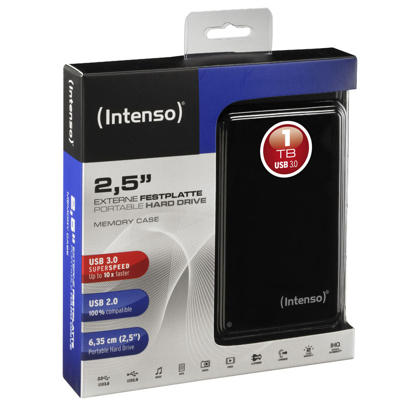 INTENSO Memory Case 1TB USB3.0 2,5" črn (6021560) zunanji trdi disk