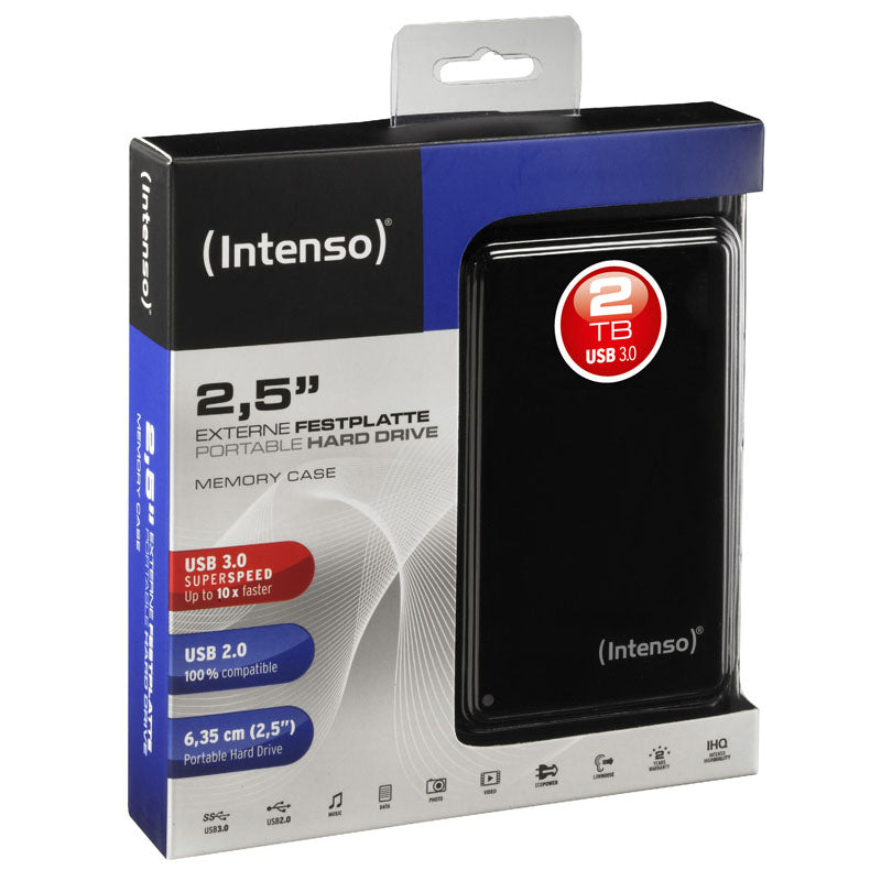 INTENSO Memory Case 2TB USB3.0 2,5" črn (6021580) zunanji trdi disk