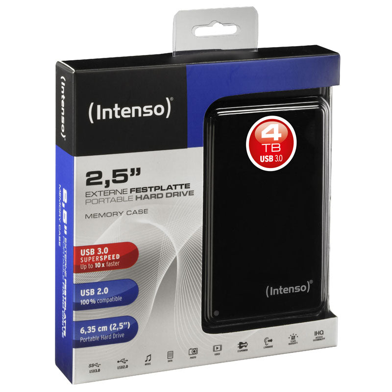 INTENSO Memory Case 4TB USB3.0 2,5" črn (6021512) zunanji trdi disk