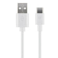 GOOBAY USB-A na USB-C 1m bel polnilni in sinhronizacijski kabel