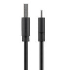 GOOBAY USB-A 2.0 na USB-C 3m črn polnilni in sinhronizacijski kabel