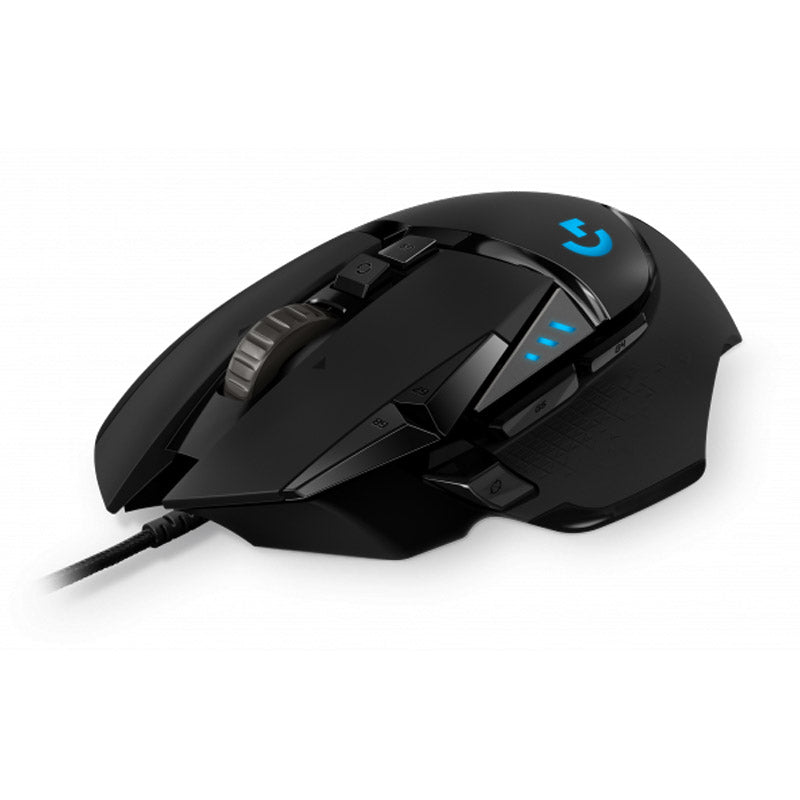 LOGITECH G502 HERO RGB USB optična igralna črna miška