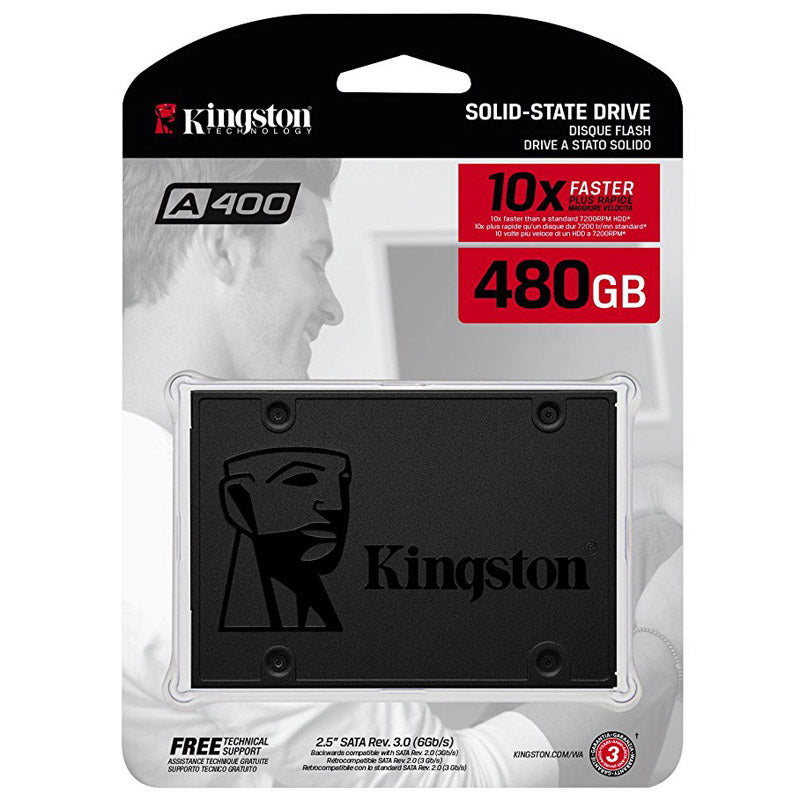 KINGSTON A400 480 GB 2,5" SATA3 SA400S37/480G SSD