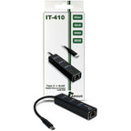 INTER-TECH ARGUS IT-410 gigabit LAN USB Type C 3-port Hub mrežni adapter