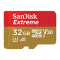 SANDISK Extreme microSD UHS-I 32GB (SDSQXAF-032G-GN6AA) pomnilniška kartica