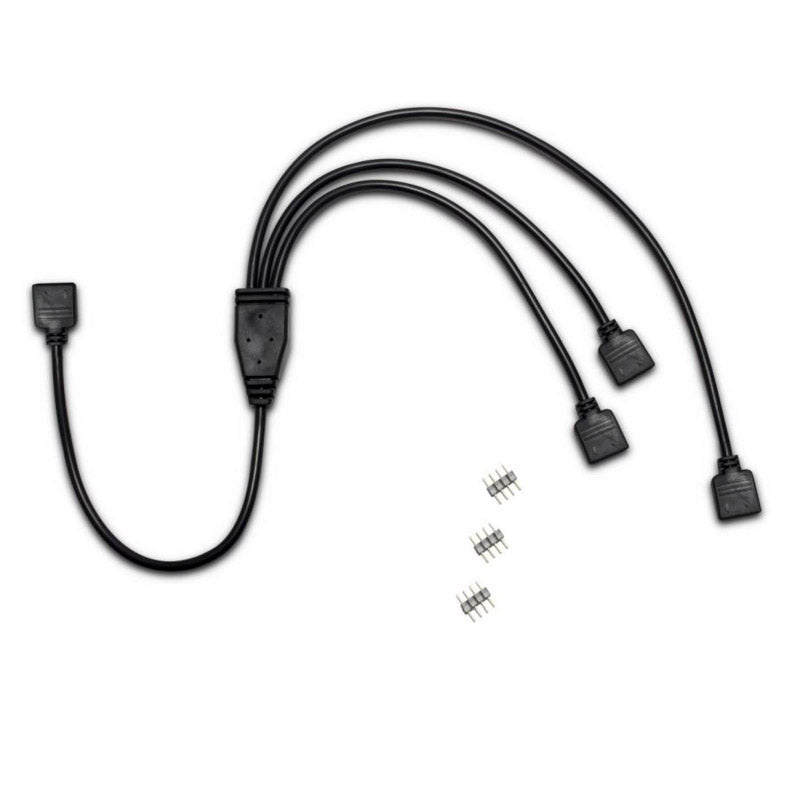 INTER-TECH RGB 2x15cm 1x25cm 4-pinski RGB razdelilni kabel