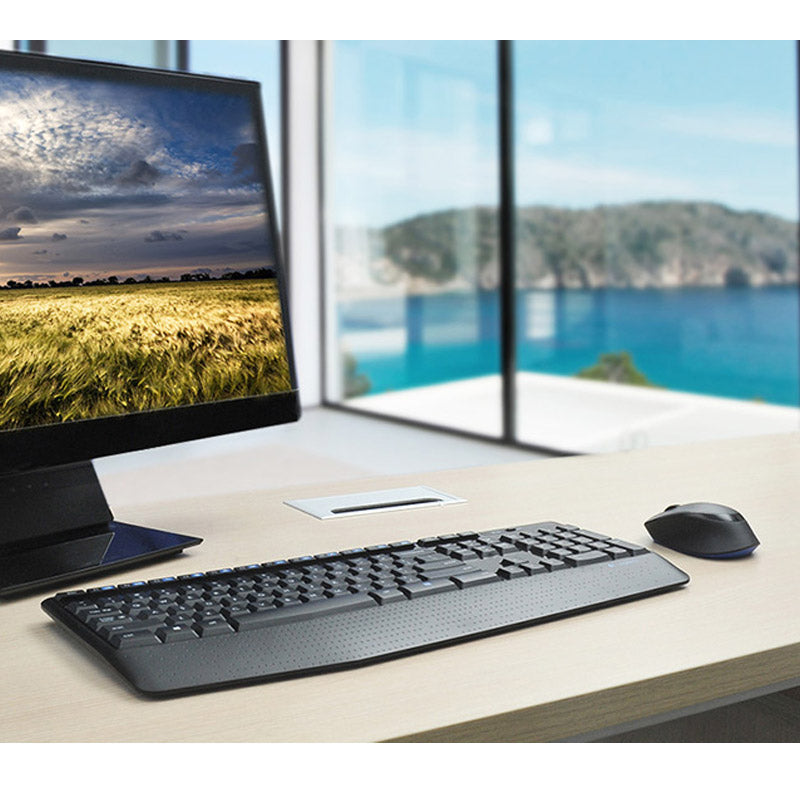 LOGITECH MK345 brezžična črna slo tisk tipkovnica + miška