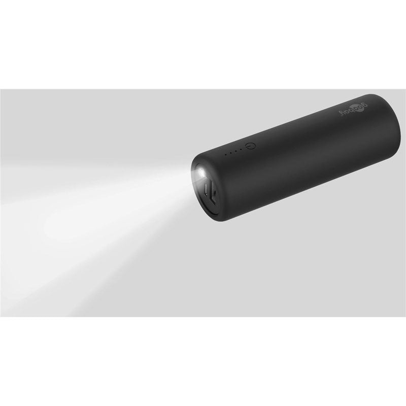 GOOBAY Bike-Power 5000 mAh LED svetilka nosilec za kolo prenosna baterija