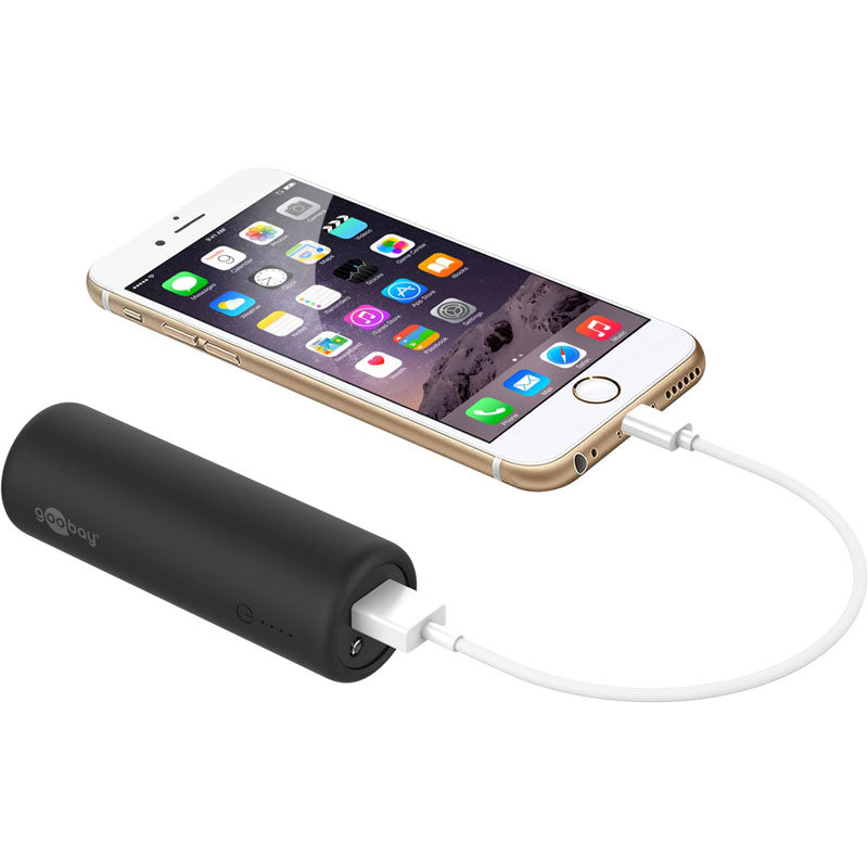 GOOBAY Bike-Power 5000 mAh LED svetilka nosilec za kolo prenosna baterija