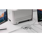 GOOBAY USB-C / RJ45 + HDMI + 2xUSB 3.0 + USB-C + SD srebrna priklopna postaja
