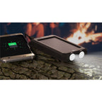 GOOBAY PowerBank 8.0 na sončne celice svetilka 8000 mAh črna prenosna baterija