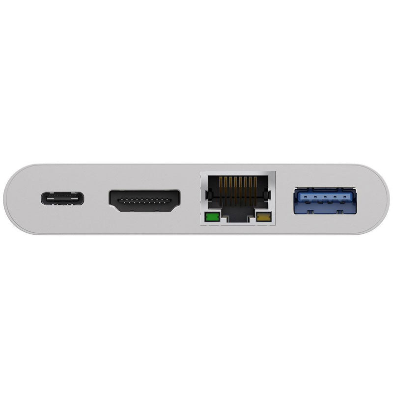 GOOBAY USB-C / 3x USB + HDMI + Ethernet bela priklopna postaja