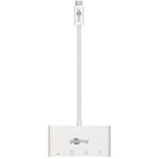 GOOBAY USB-C / 3x USB + HDMI + Ethernet bela priklopna postaja