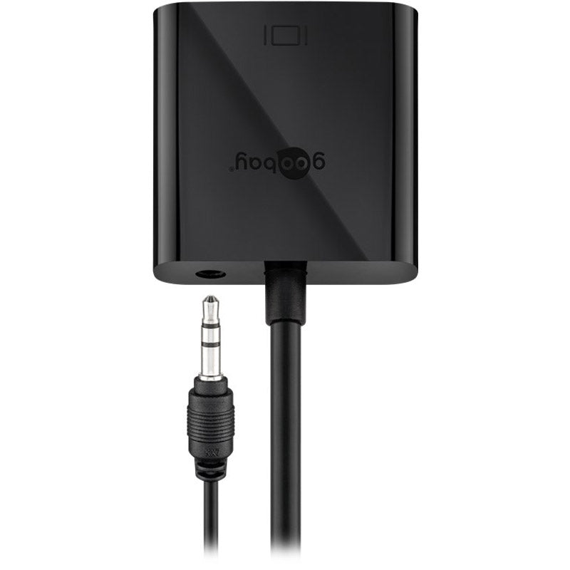 GOOBAY HDMI na VGA 0,15m črn adapter
