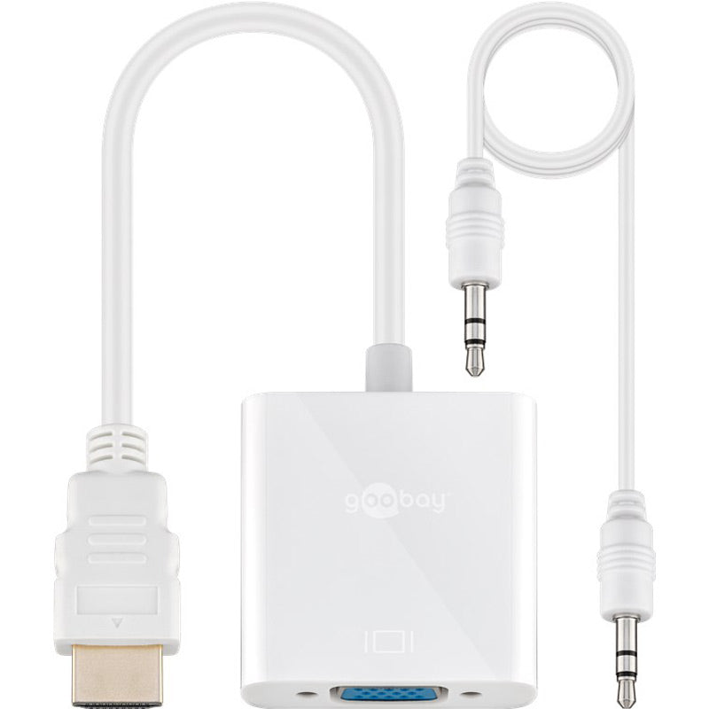 GOOBAY HDMI na VGA 0,15m bel adapter