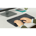 LOGITECH MK545 ADVANCED brezžična črna slo tisk tipkovnica + miška