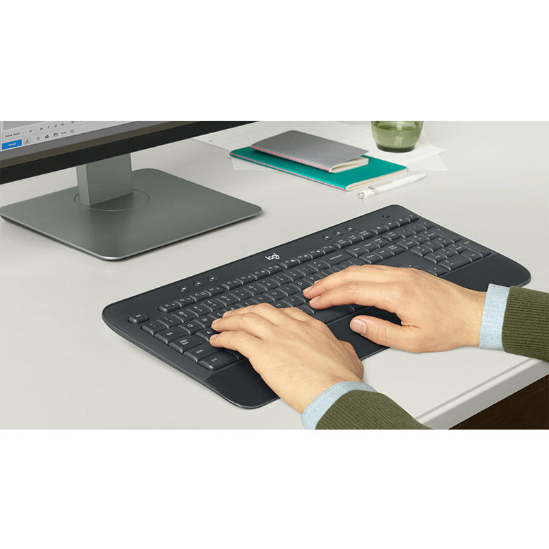 LOGITECH MK545 ADVANCED brezžična črna slo tisk tipkovnica + miška
