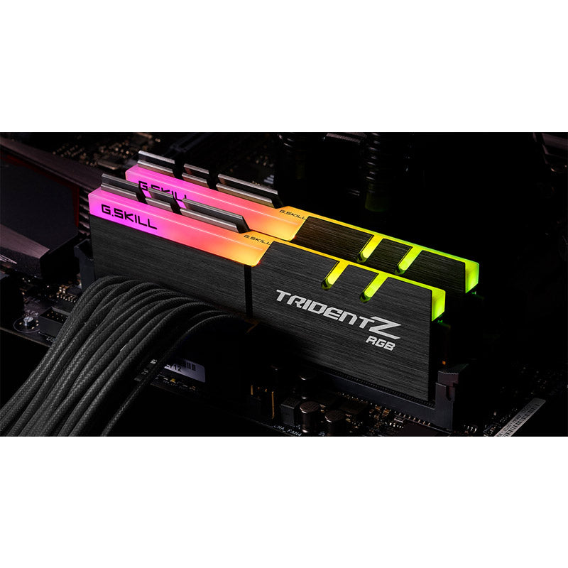 G.SKILL Trident Z 16 GB (2 x 8 GB) 3600 MHz DDR4 RGB F4-3600C18D-16GTZRX pomnilnik RAM