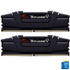 G.SKILL Ripjaws V 16GB (2x8GB) 3600MHz DDR4 CL18-22-22-42 F4-3600C18D-16GVK pomnilnik RAM