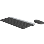 LOGITECH MK470 Slim Combo brezžična grafitna tipkovnica + miška