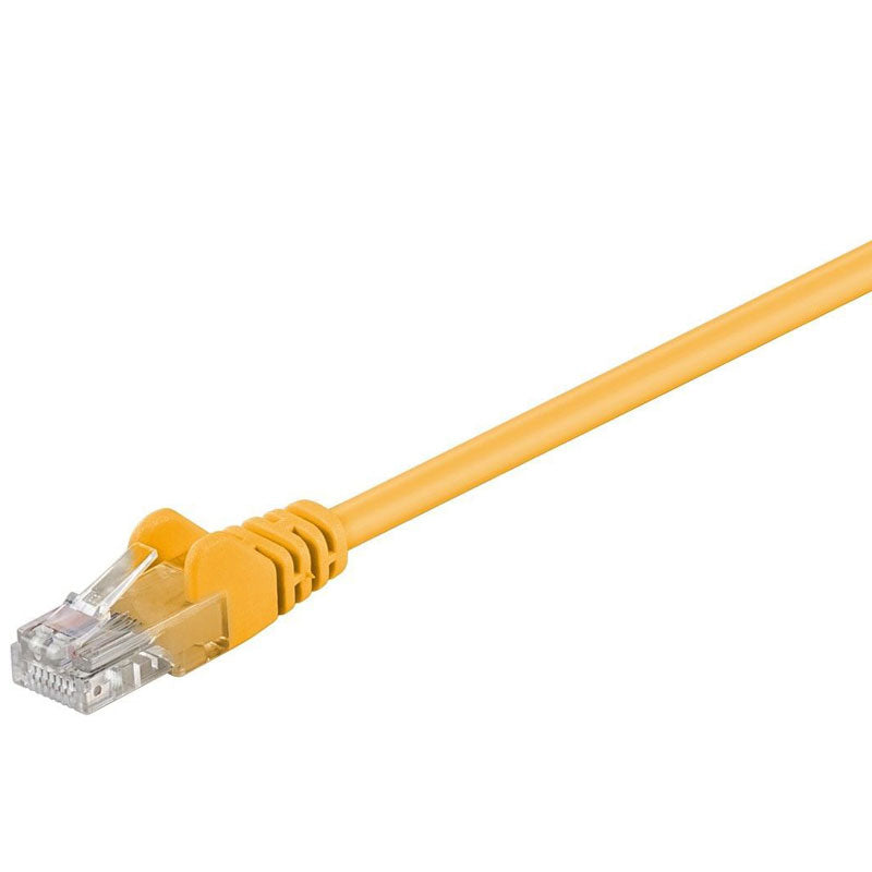 GOOBAY U/UTP CAT 5e patch 1 m rumeni mrežni povezovalni kabel