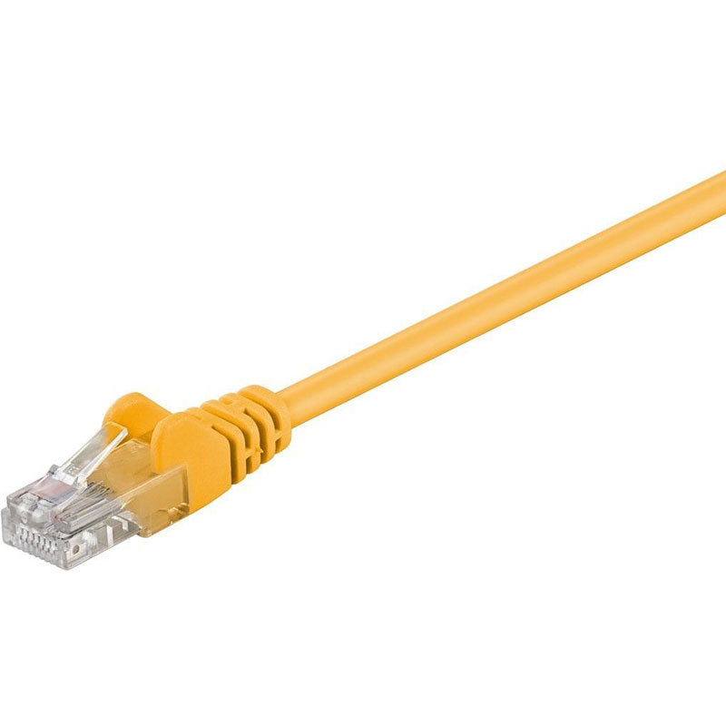 GOOBAY U/UTP CAT 5e patch 0,5 m rumeni mrežni povezovalni kabel