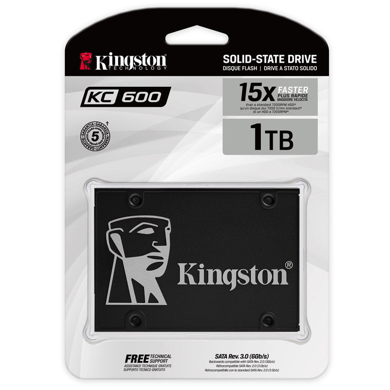 KINGSTON KC600 1TB 2,5'' SATA3 SSD SKC600/1024G