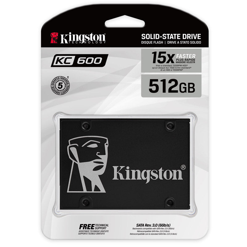 KINGSTON KC600 512GB 2,5'' SATA3 SSD SKC600/512G