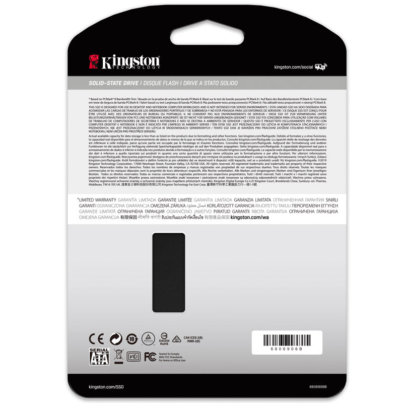 KINGSTON KC600 512GB 2,5'' SATA3 SSD SKC600/512G