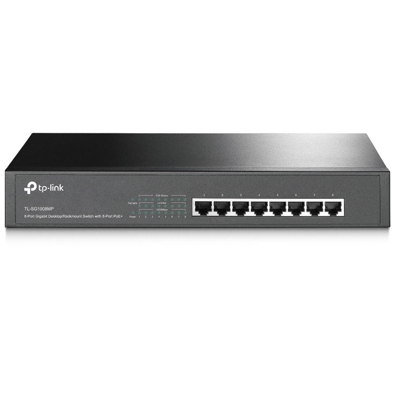 TP-LINK TL-SG1008MP 8-vratno gigabitno stikalo PoE+ RJ45
